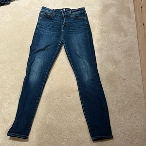 7 for all mankind High waist ankle  good design jean’s